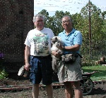 Ron, Jim and pusscat friend