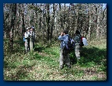 Tourists gawking at hikers
