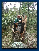Ken stumped while hiking in Virginia