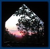 Sunset at Iris Inn from the tower