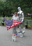 NYC tourist and the Frozen Man