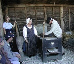 Demo of hand grinding