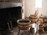 Inside the laundry